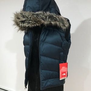 Brand New North Face Fur Hooded Vest